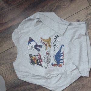 3t garanimals boys long sleeve shirt with dinos